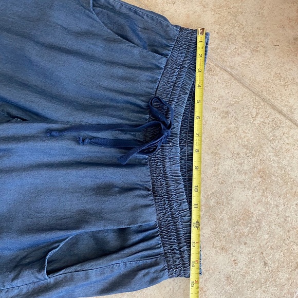 Anthropologie Cloth & Stone Blue Tencel Joggers - Picture 6 of 10